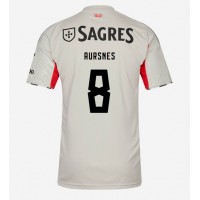 Stroje piłkarskie Benfica Fredrik Aursnes #8 Koszulka Wyjazdowej 2025-26 Krótki Rękaw
